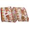 JAM Paper 2.5" x 10yd. Wired Gingerbread Ticking Sparkle Ribbon